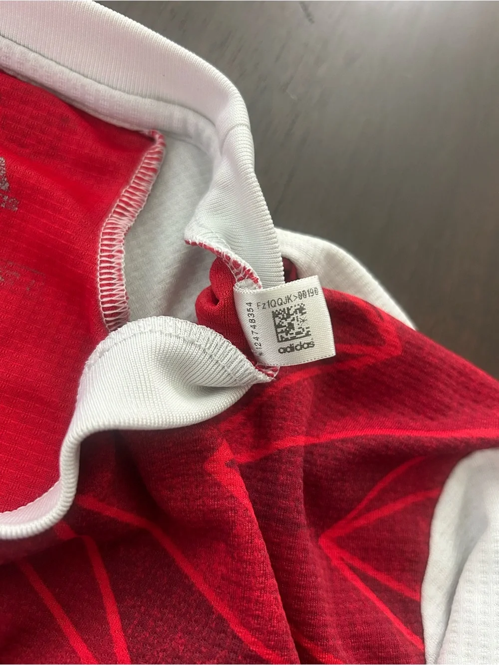 Adidas Arsenal 2020 2021 Home Authentic Jersey Saka 7 Player Issue Shirt Men's M